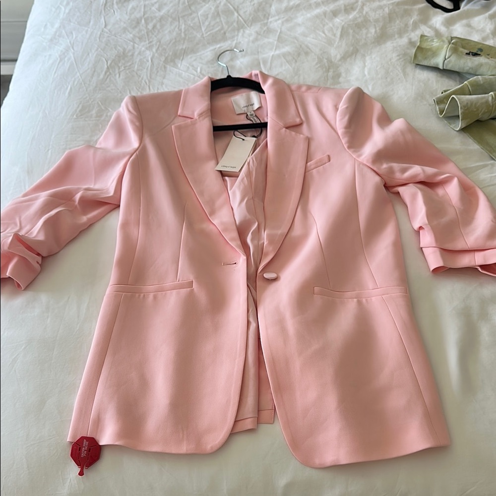 Cinq a sept pink blazer